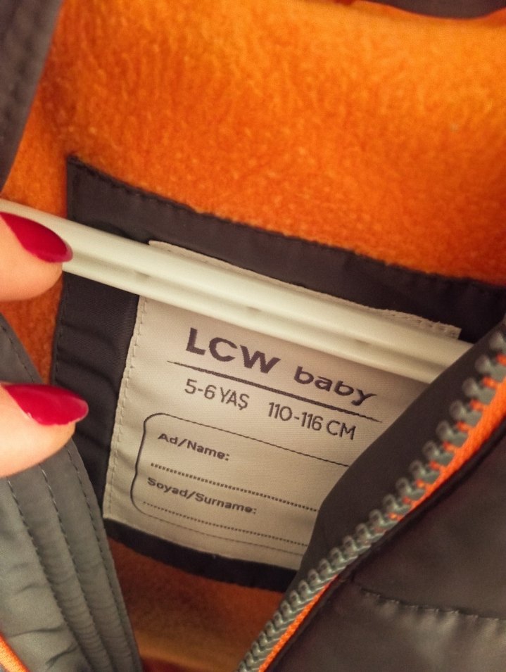 Fermuarlı Koyu Gri Erkek Çocuk Mont - Görsel 4