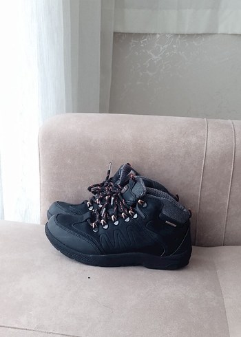 Erkek Siyah Bot Outdoor Ayakkabı Velcro Bağlı - Görsel 3