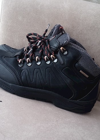 Erkek Siyah Bot Outdoor Ayakkabı Velcro Bağlı - Görsel 4