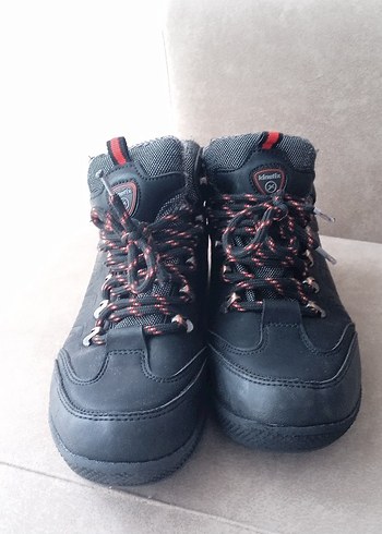 Erkek Siyah Bot Outdoor Ayakkabı Velcro Bağlı - Görsel 5