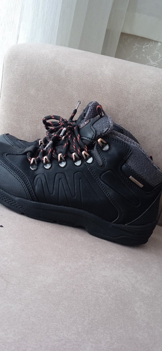 Erkek Siyah Bot Outdoor Ayakkabı Velcro Bağlı - Görsel 4