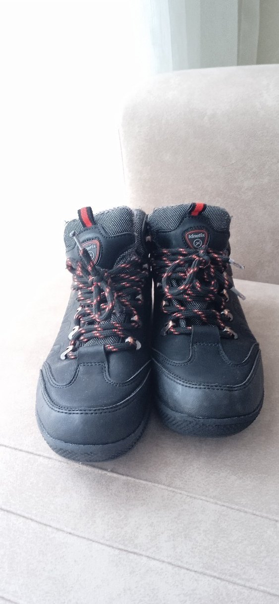 Erkek Siyah Bot Outdoor Ayakkabı Velcro Bağlı - Görsel 5