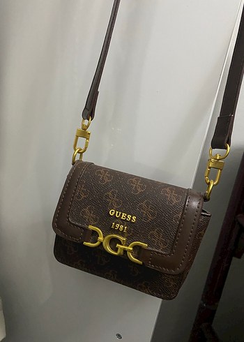 Guess Kahverengi Deri Kadın Çanta
