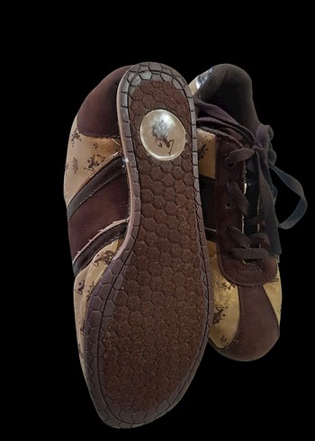 Kahverengi  Desenli Kadın Sneaker - Görsel 2