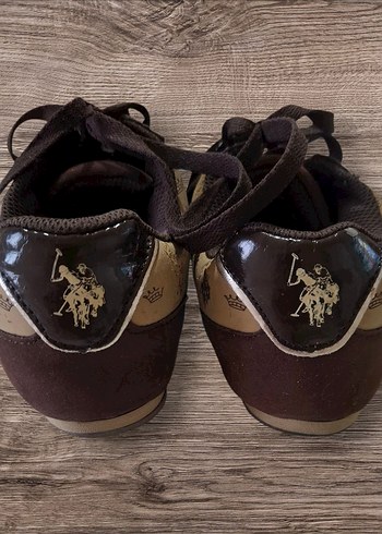 Kahverengi  Desenli Kadın Sneaker - Görsel 3