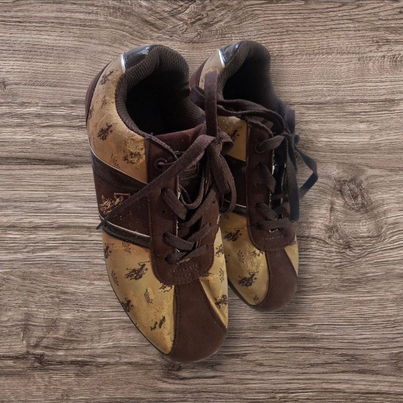 Kahverengi  Desenli Kadın Sneaker - Görsel 4