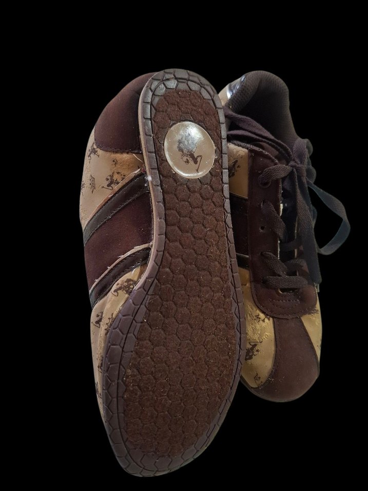 Kahverengi  Desenli Kadın Sneaker - Görsel 2