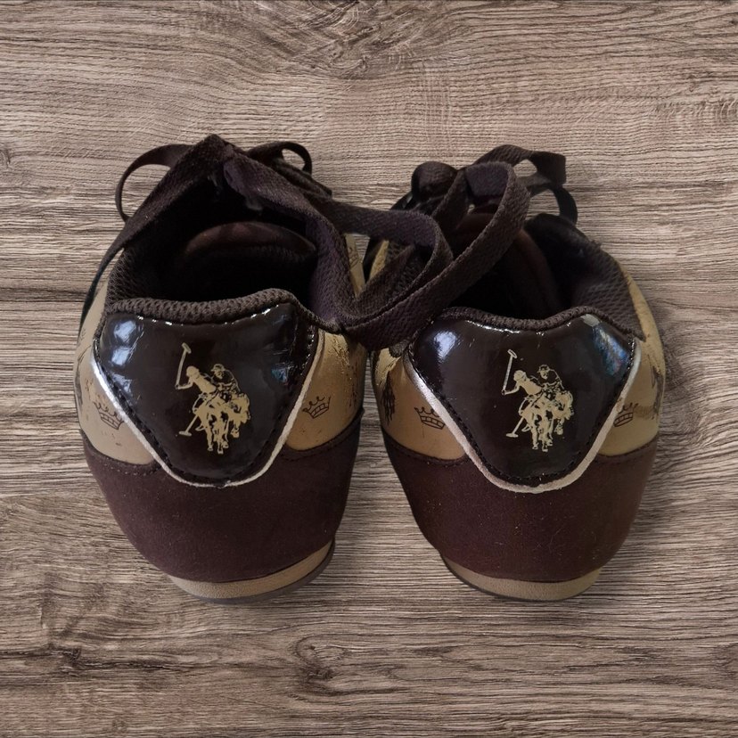 Kahverengi  Desenli Kadın Sneaker - Görsel 3