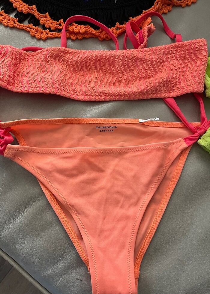 Üçlü takım bikini ve deniz elbisesi - Görsel 3