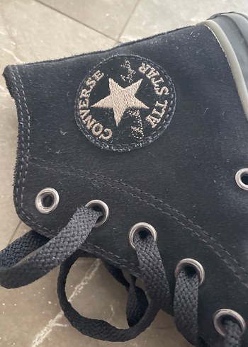 Converse Süet Siyah Kadın Günlük Spor Ayakkabı - Görsel 3