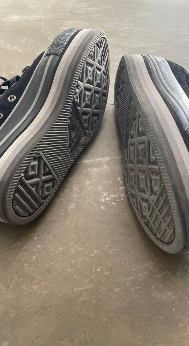 Converse Süet Siyah Kadın Günlük Spor Ayakkabı - Görsel 5