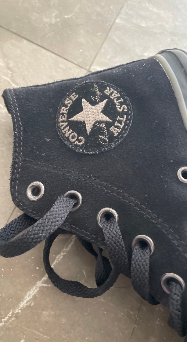 Converse Süet Siyah Kadın Günlük Spor Ayakkabı - Görsel 3