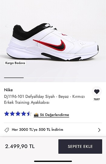 Nike yuruyus ayakkabisi