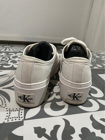 38 Beden Calvin klein bez ayakkabi platform