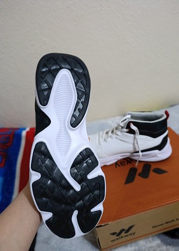 Beyaz Erkek Spor Ayakkabı Stiletto Topuklu - Görsel 2