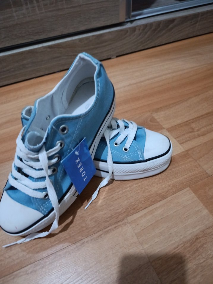 Mavi Denim Bağcıklı Kadın Spor Ayakkabı - Görsel 3