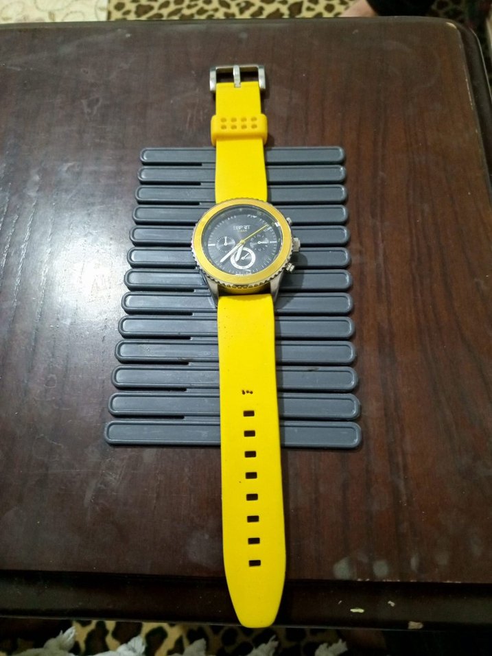 Sarı Renkli Erkek Spor Kol Saati - Görsel 2