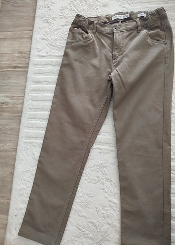 12-13 Yaş Beden camel Renk Bej Regular Fit Erkek Pantolon