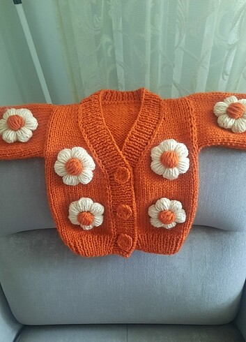 Tasarımcı Tarcin rengi hirka 