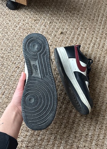 Nike Air Force Beyaz Siyah Bordo Spor Ayakkabı - Görsel 7