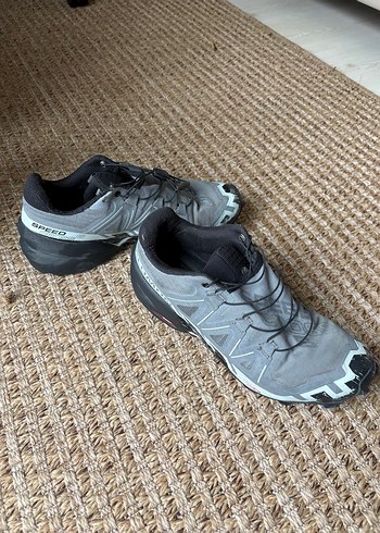 Salomon speed cross 6 Gri Outdoor Ayakkabısı Velcro Bağcıklı - Görsel 3