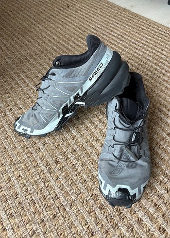 Salomon speed cross 6 Gri Outdoor Ayakkabısı Velcro Bağcıklı - Görsel 2