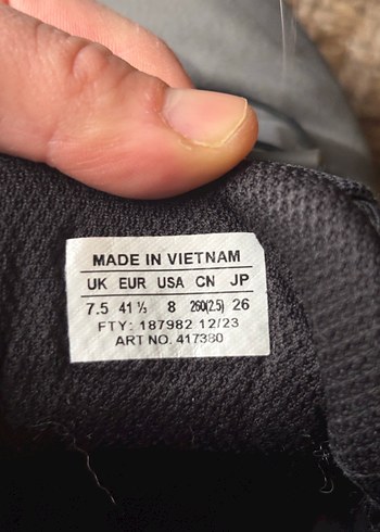 Salomon speed cross 6 Gri Outdoor Ayakkabısı Velcro Bağcıklı - Görsel 6