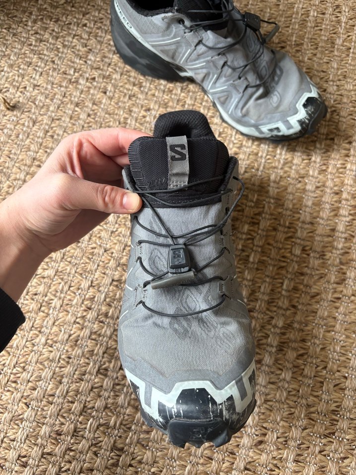 Salomon speed cross 6 Gri Outdoor Ayakkabısı Velcro Bağcıklı - Görsel 5