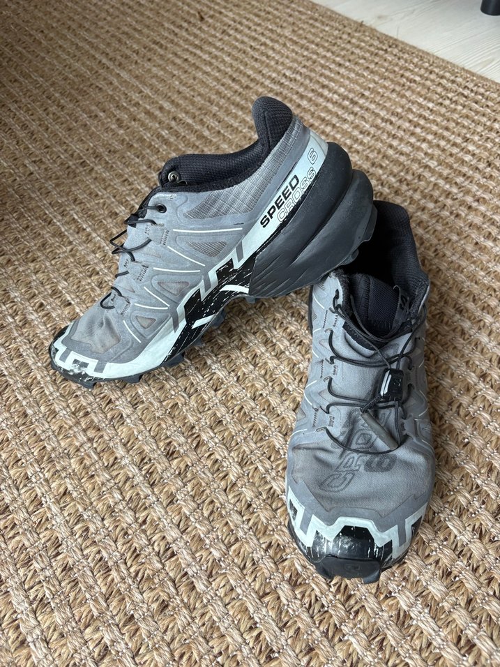 Salomon speed cross 6 Gri Outdoor Ayakkabısı Velcro Bağcıklı - Görsel 2