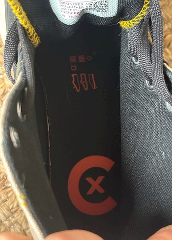 Sarı Detaylı Converse Kadın Dolgu Topuk Spor Ayakkabı - Görsel 7