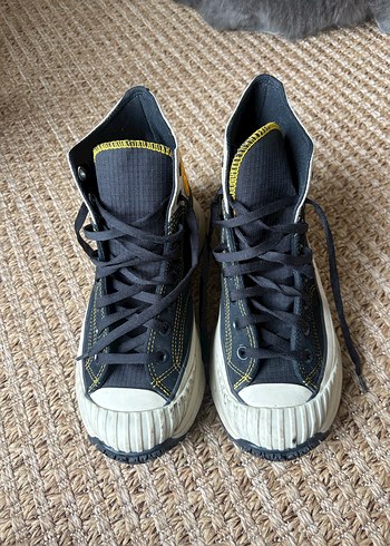 Sarı Detaylı Converse Kadın Dolgu Topuk Spor Ayakkabı - Görsel 2