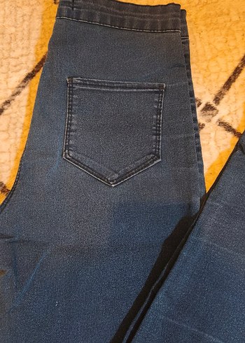 Koyu Lacivert Kadın Denim Pantolon - Görsel 2