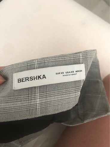 34 Beden ekose detay mini etek