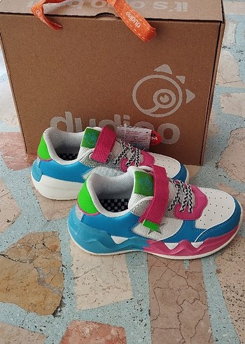 30 Beden çeşitli Renk Kız Çocuk Çok Renkli Velcro Spor Ayakkabı