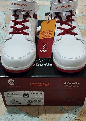 Beyaz Erkek Çocuk Bağcıklı Sneaker