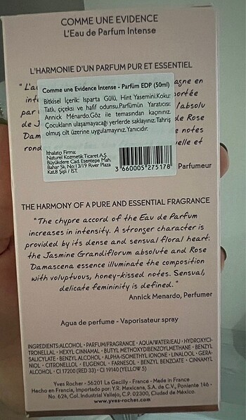 Yves Rocher Evidence intense parfüm
