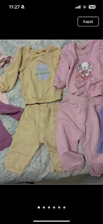 HelloBaby Kız bebek alt üst pijama