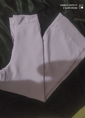 Lila wide leg pantolon 