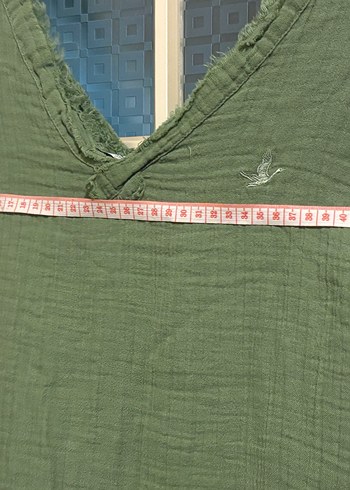 Yeşil V Yaka Beymen Club Elbise - Görsel 6