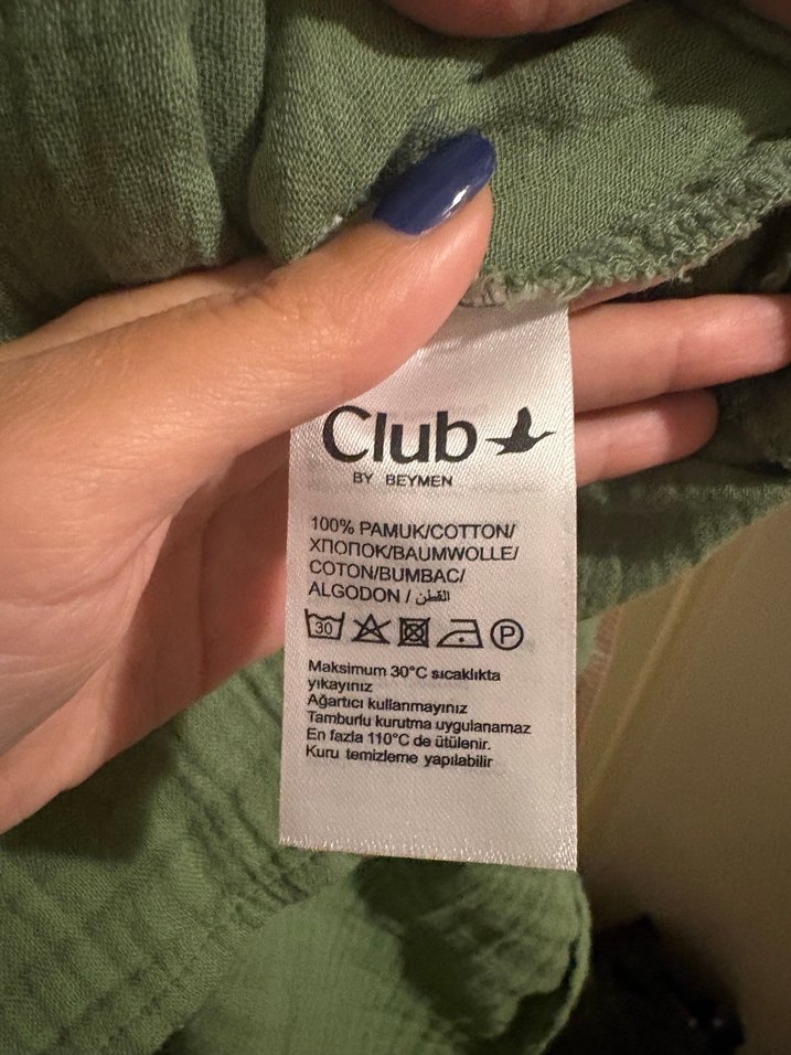 Yeşil V Yaka Beymen Club Elbise - Görsel 5