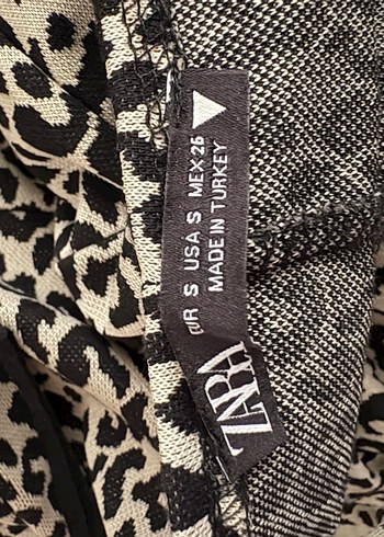 Zara orijinal leoparlı elbise - Görsel 4