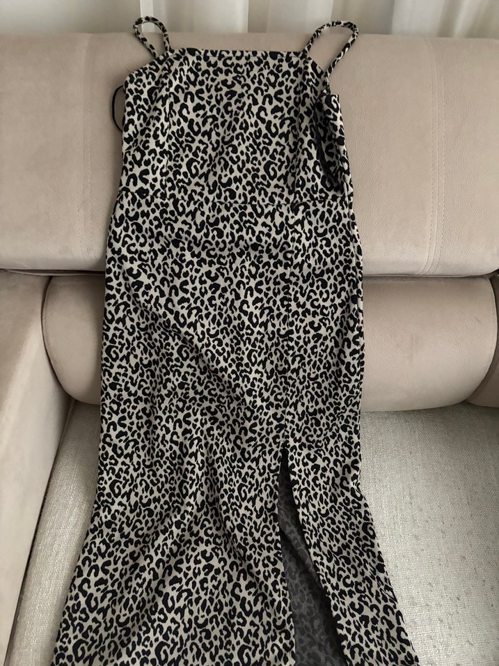 Zara orijinal leoparlı elbise - Görsel 2