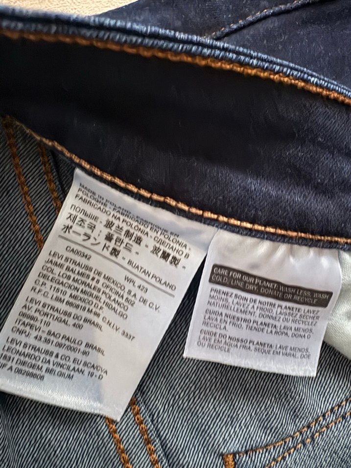 Levis Kadın Lacivert Orijinal Kot Pantolon - Görsel 3