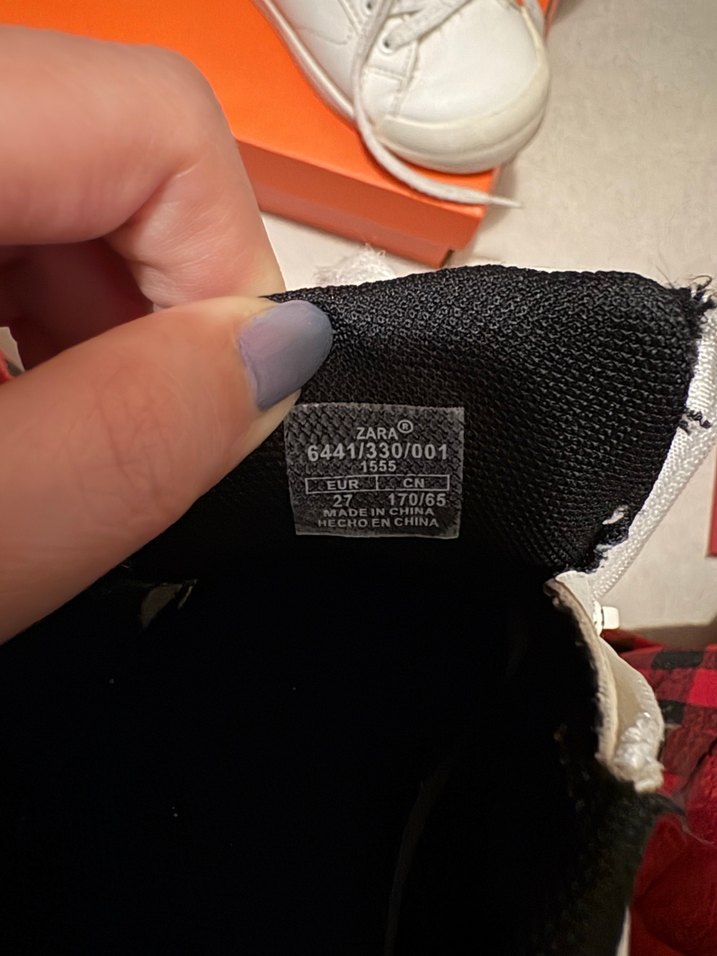 Zara unisex çocuk ayakkabısı - Görsel 5