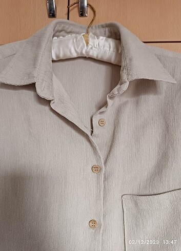 Sentetik Sezar Mevsimlik gömlek - Görsel 7