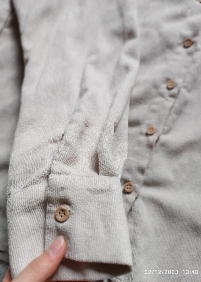 Sentetik Sezar Mevsimlik gömlek - Görsel 3