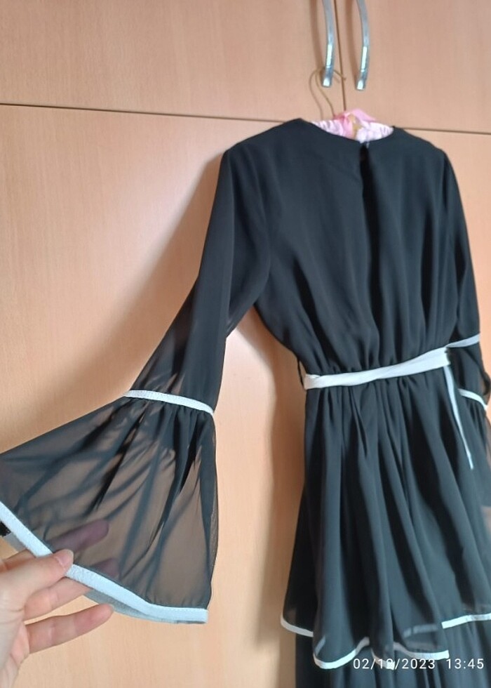 Siyah elbise  - Görsel 4