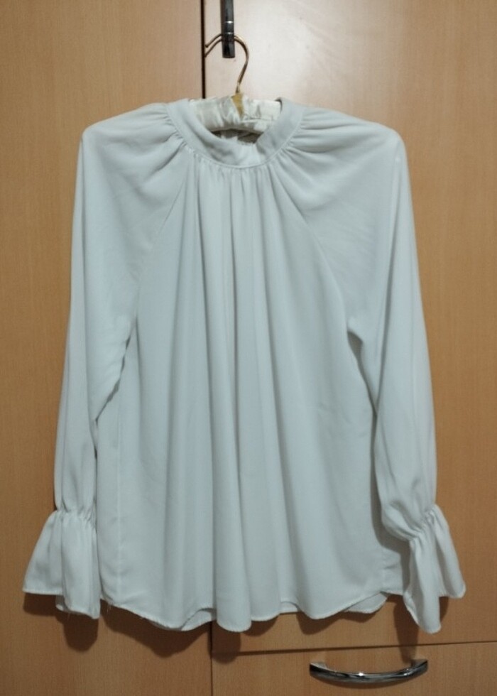 Şifon şık gömlek - Görsel 2