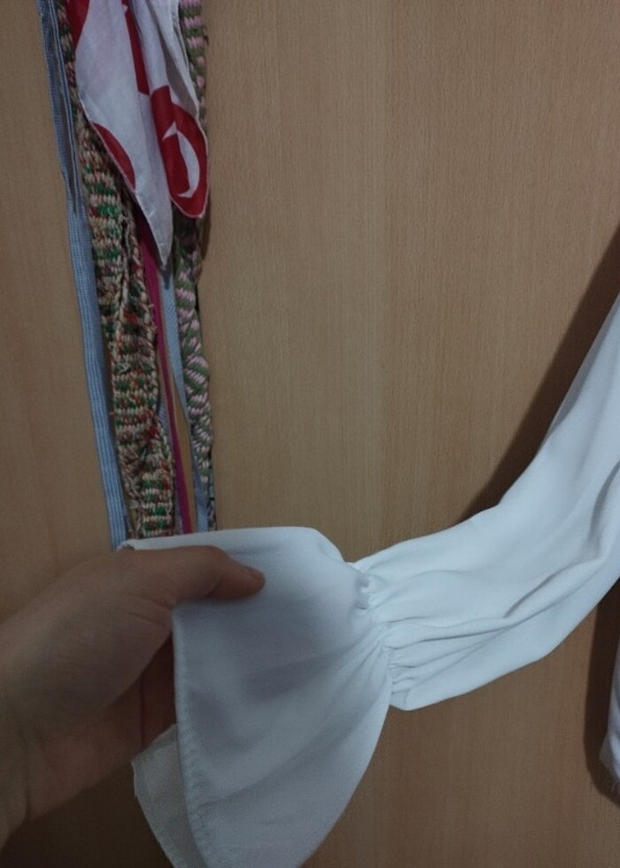 Şifon şık gömlek - Görsel 3