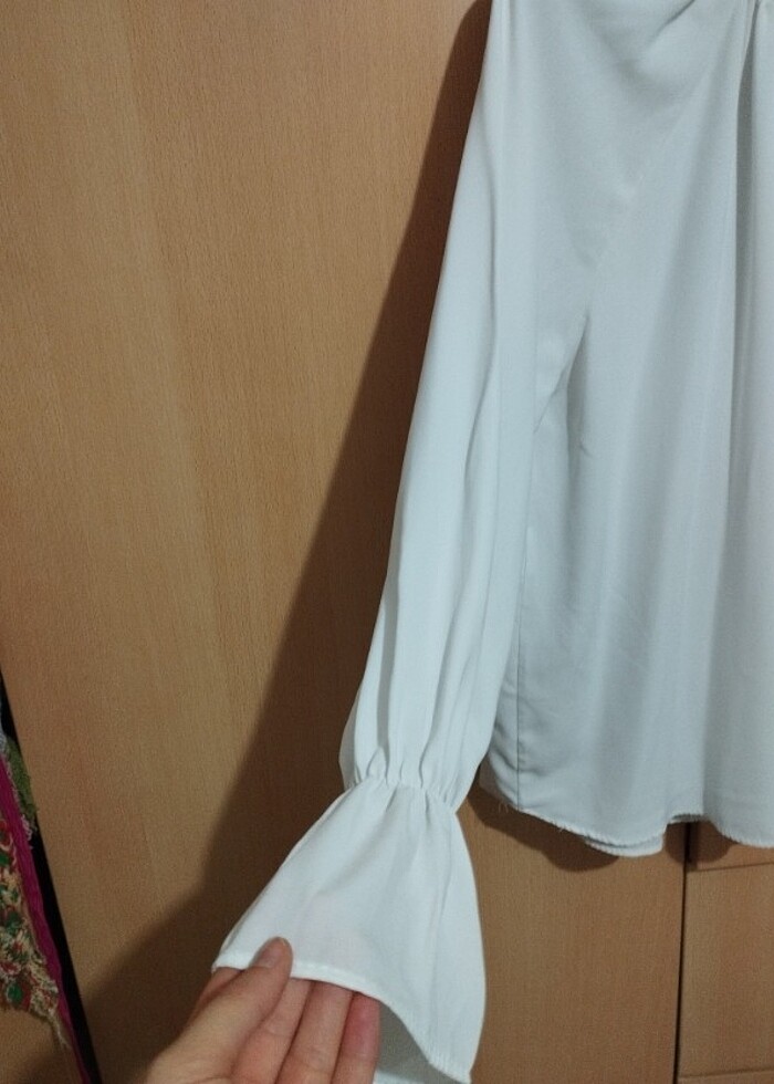 Şifon şık gömlek - Görsel 4